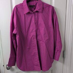 Banana Republic Oversized Cotton Everyday Basic Button Up Button Down New Large